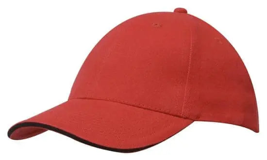 Headwear Brushed Heavy Cotton Cap With Sandwich Trim X12 - 4210 Headwear Professionals